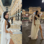 Hande Erçel beyaz mini elbisesi ile Milano’da 5 hande ercel beyaz mini elbisesi ile milanoda